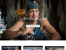 Tablet Screenshot of curtisallenlive.com
